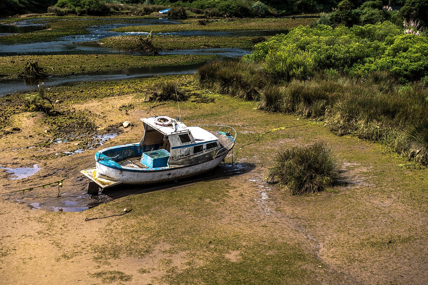 Barca varada. Asturias.