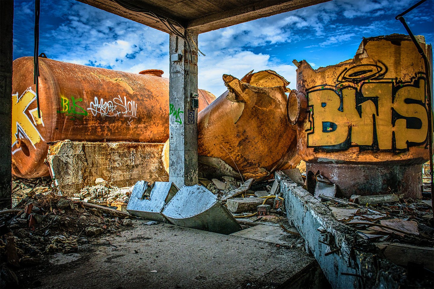 Smurfit. Fábrica abandonada